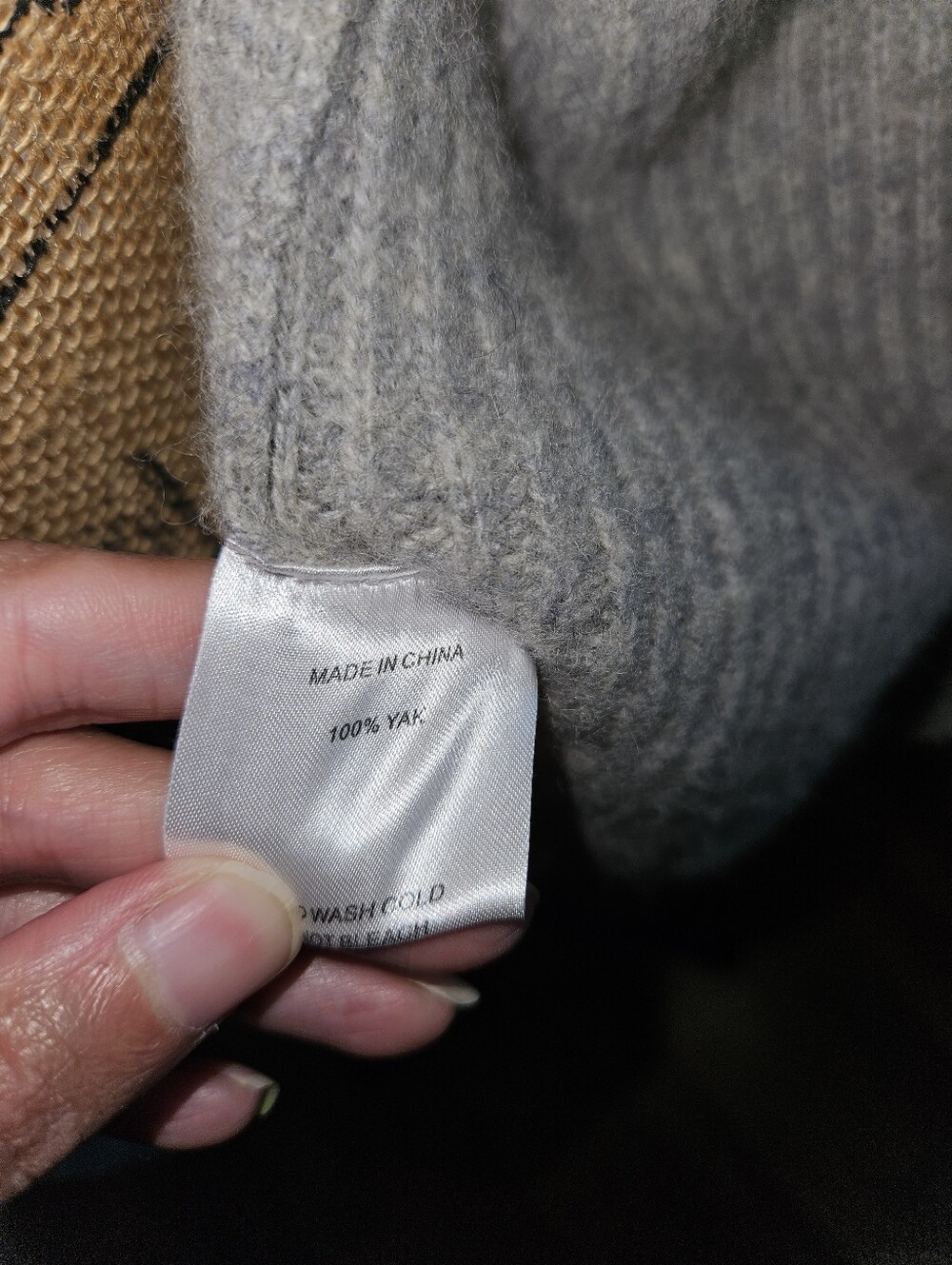 Soft Light Gray Ribbed Button Cardigan - Picture 3 of 4